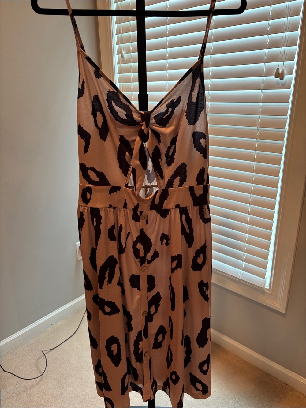 Cheetah Keyhole Dress